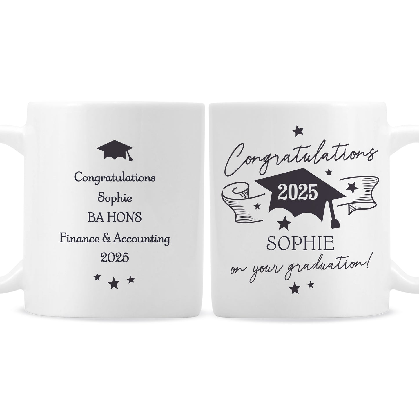 Personalised Graduation Scroll Mug