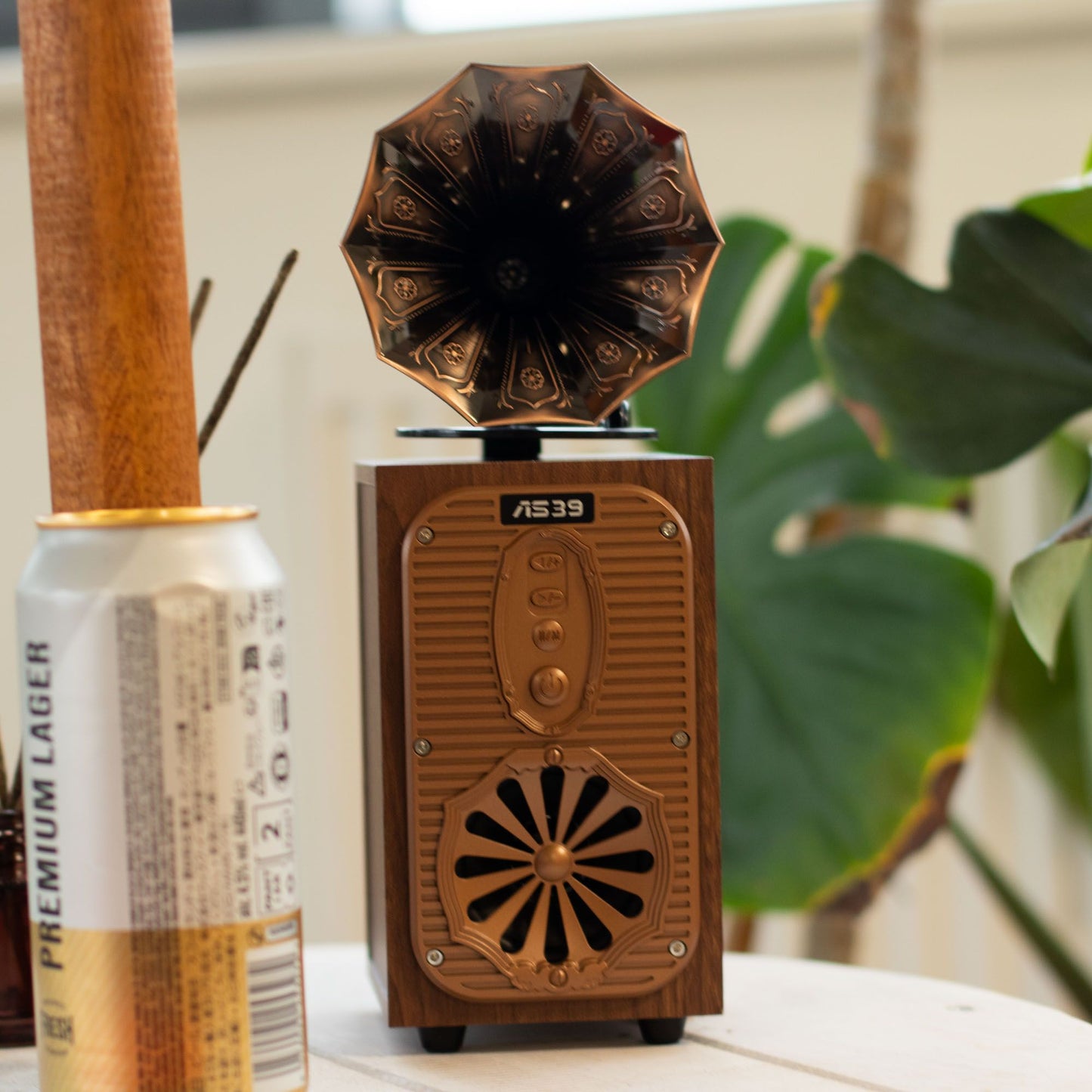 Retro Tall Gramophone Speaker (Extra Loud)