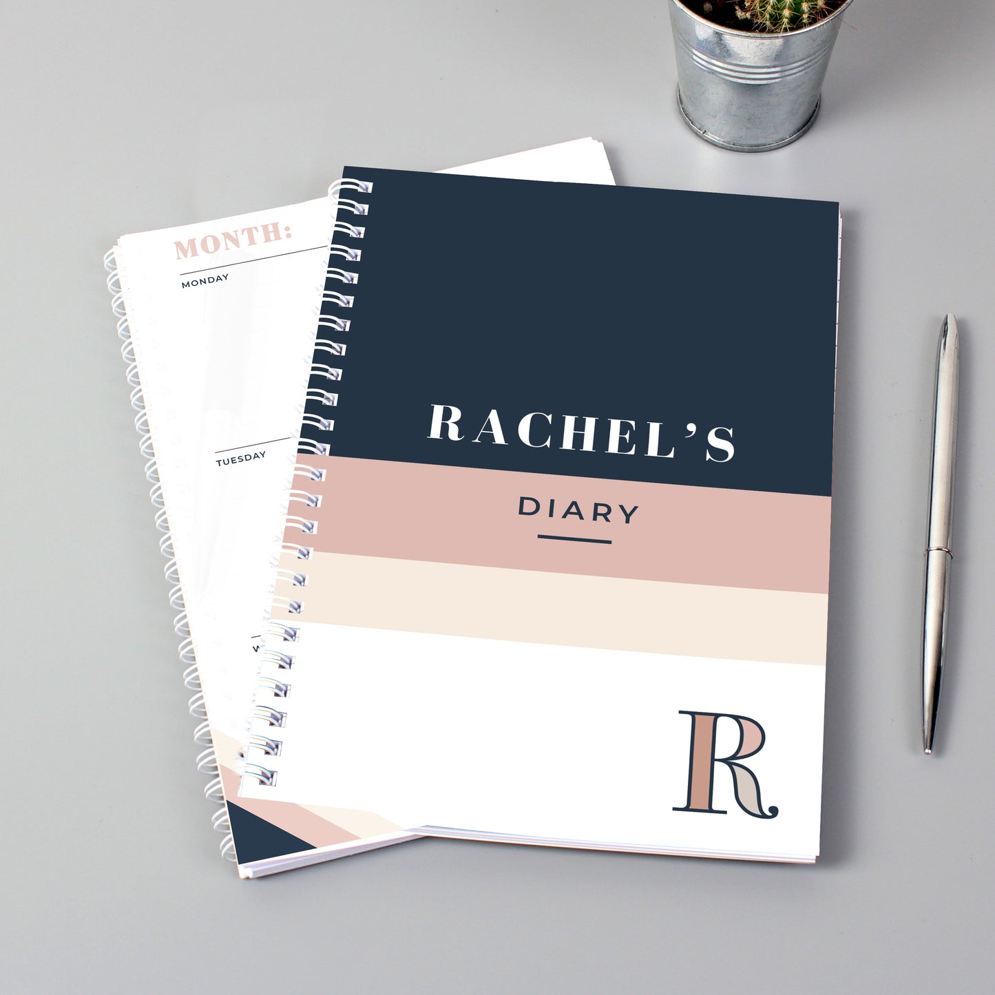 Personalised Botanical Border Wedding Planner