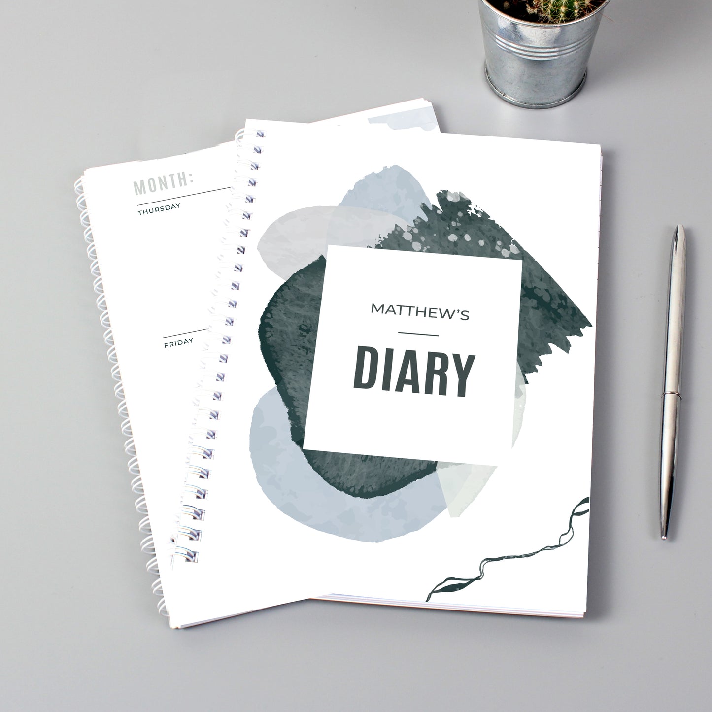 Personalised Botanical Border Wedding Planner