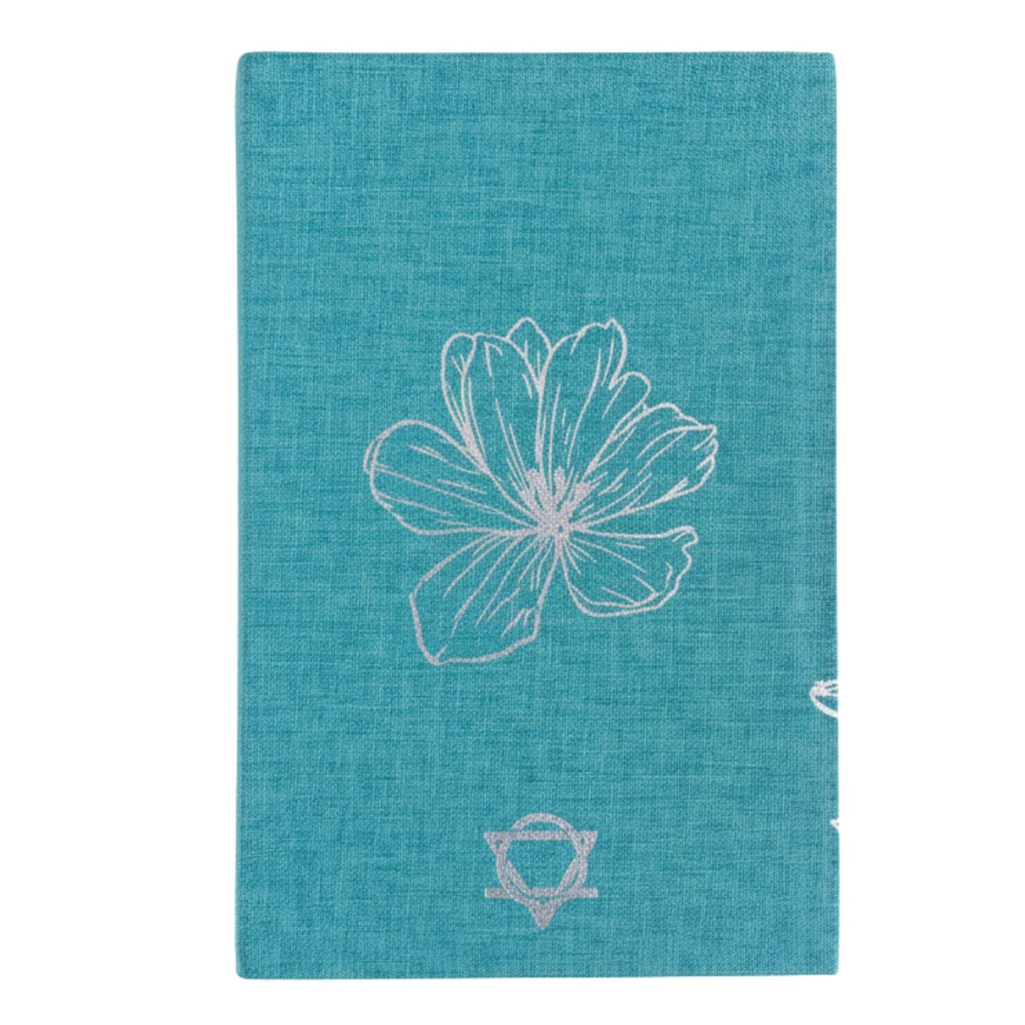 Blue Gratitude Journal with Silver Lining - I am Thankful For