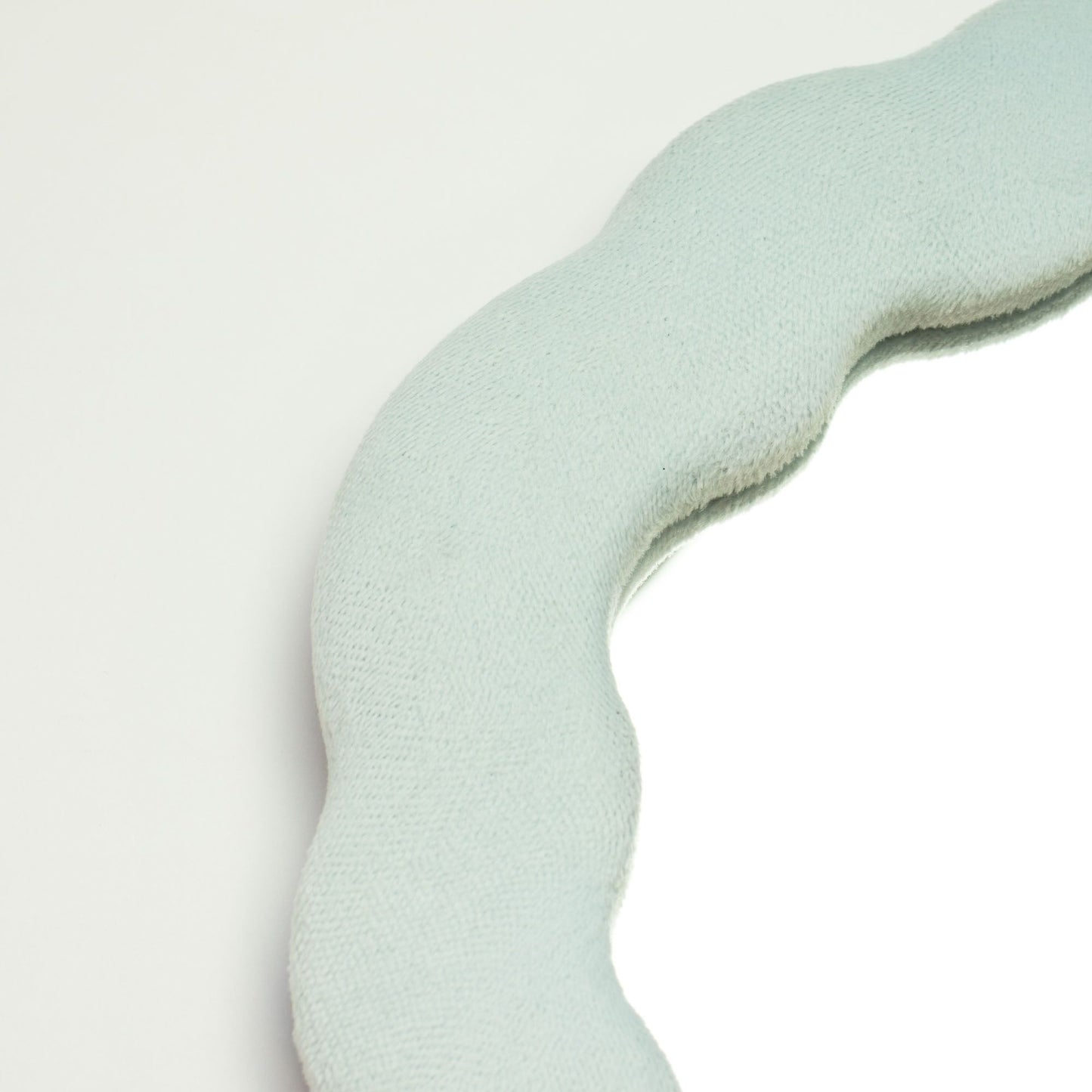 Soft Squiggly Cloud Mirror – Cloud Blue