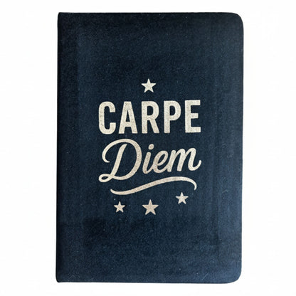 Black Velvet Notebook - Carpe Diem
