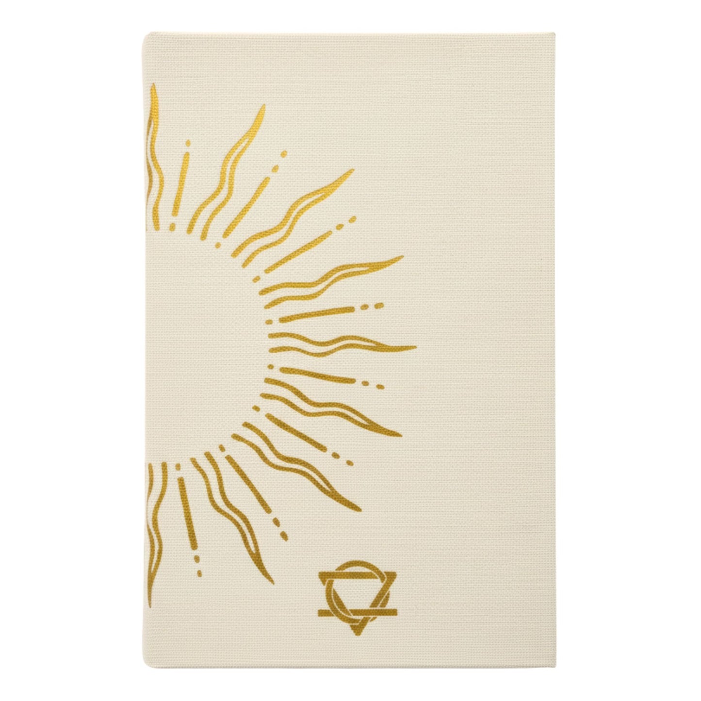 Ivory Gratitude Journal with Gold Lining - My Days are Full of Sun