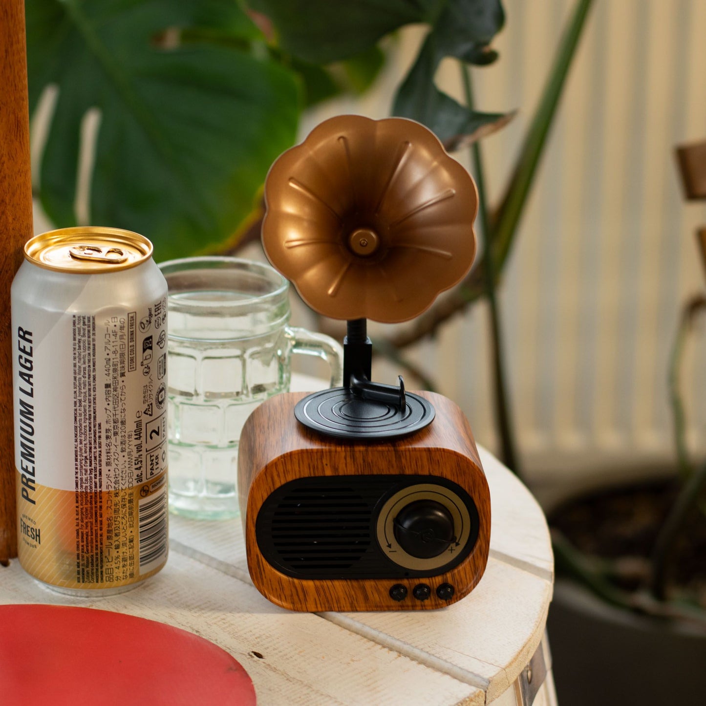 Retro Mini Gramophone Speaker