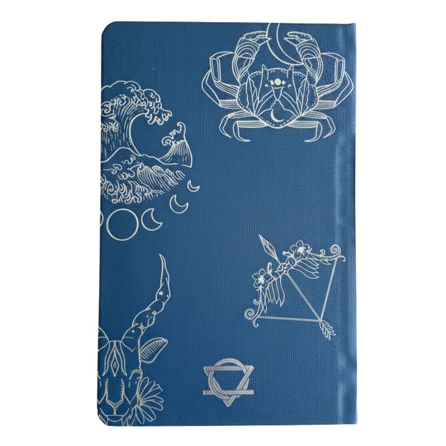Midnight Blue Wellness Journal -  Silver Zodiac