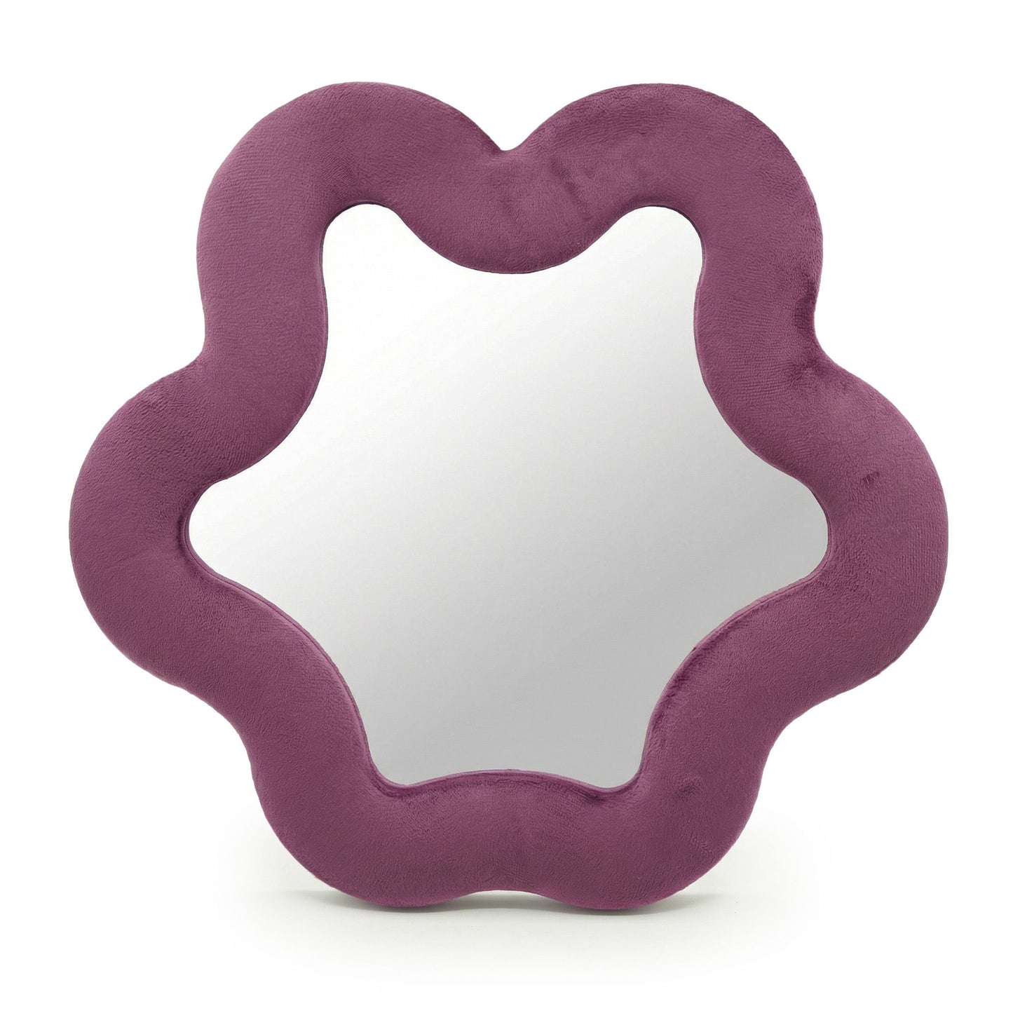 Soft Squiggly Star Mirror – Mauve