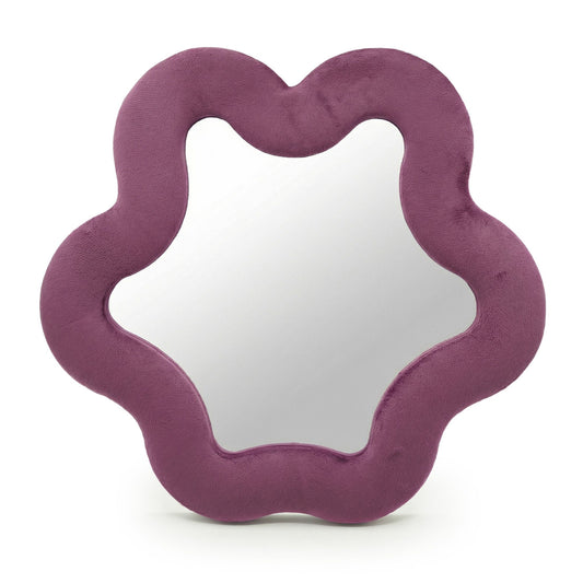 Soft Squiggly Star Mirror – Mauve