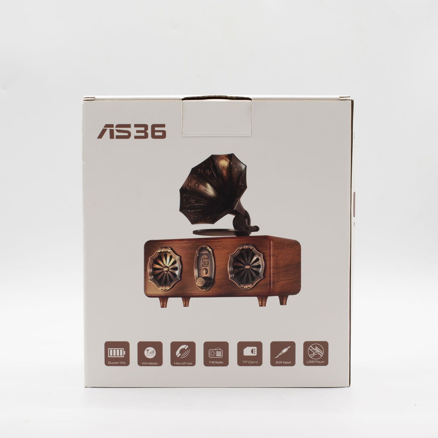 Retro Mini Double Gramophone Speaker
