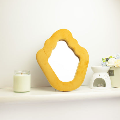 Soft Squiggly Flame Mirror – Marigold