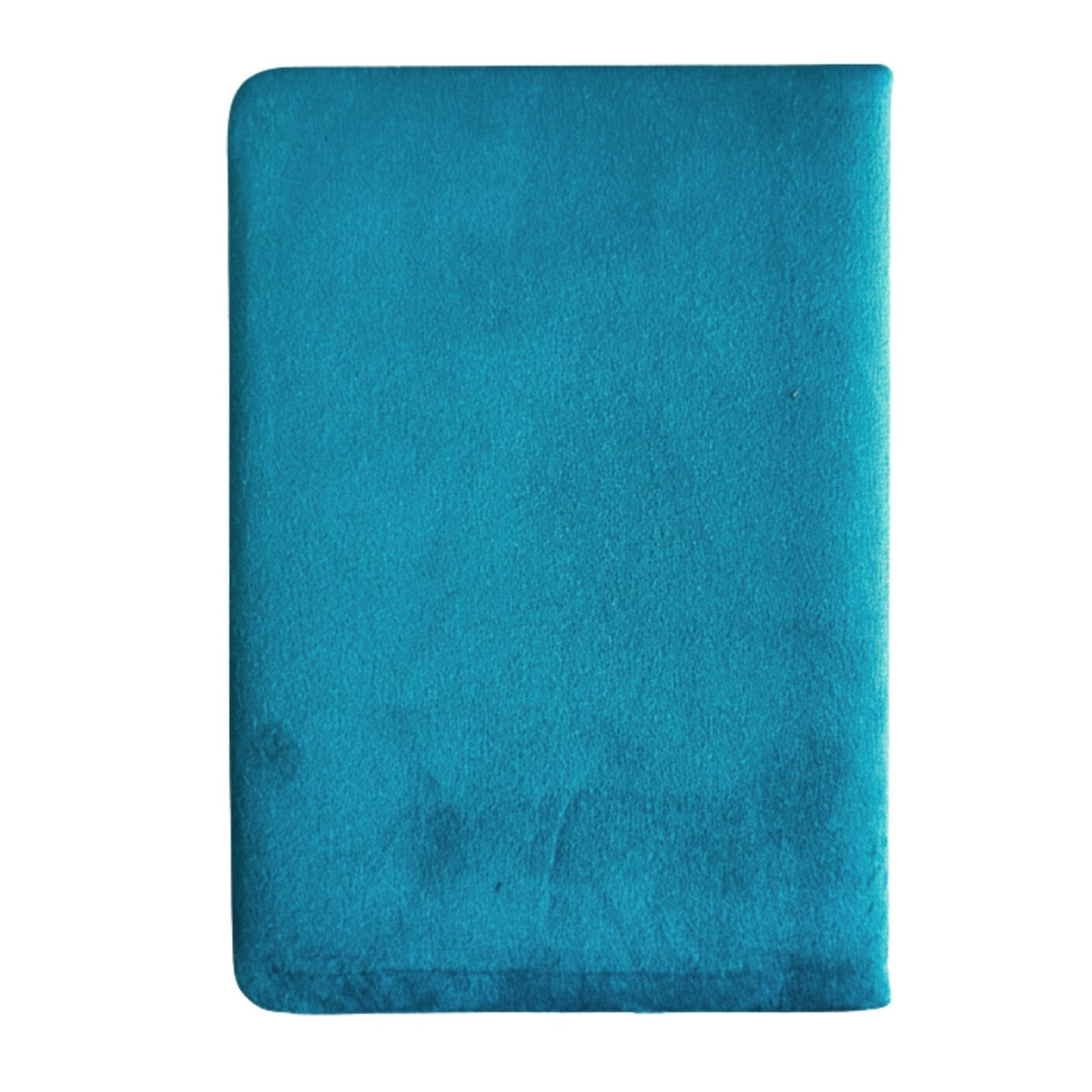 Light Blue Velvet Notebook - Embrace The Journey