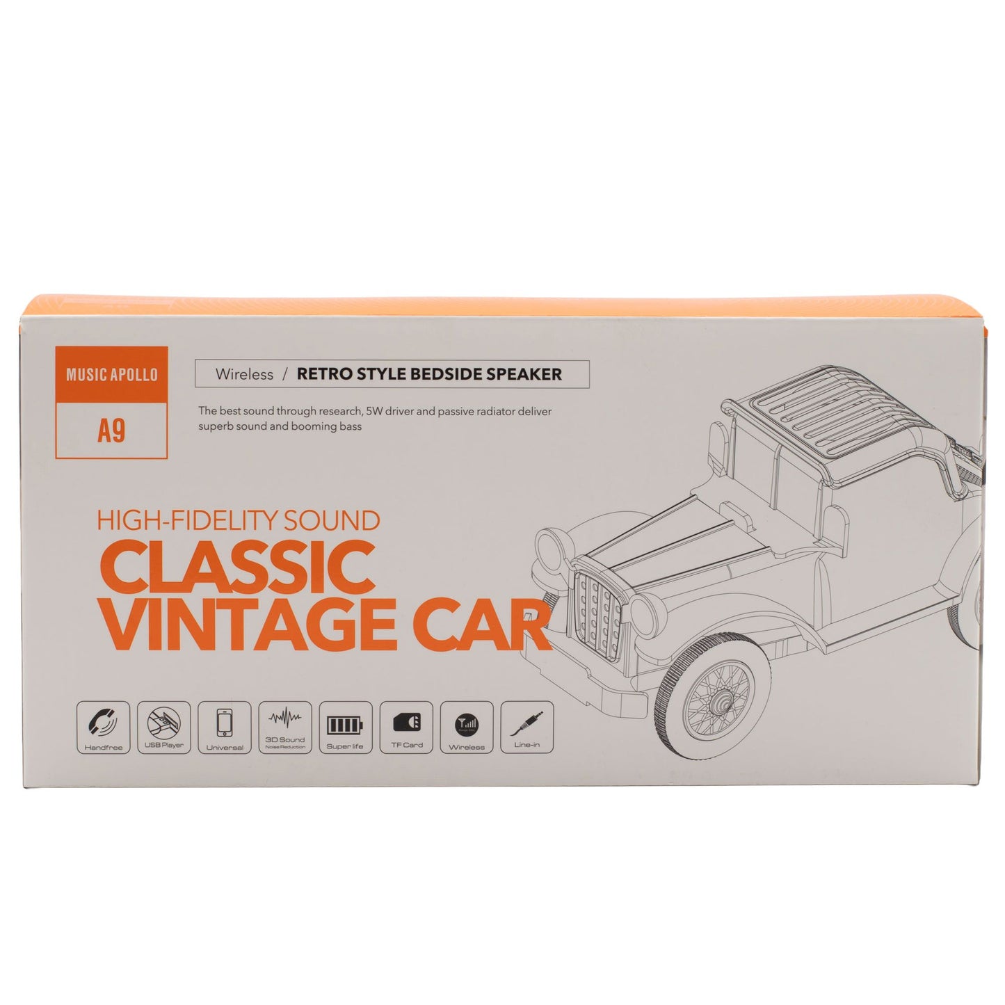 Classic Vintage Car Speaker and Phone Holder
