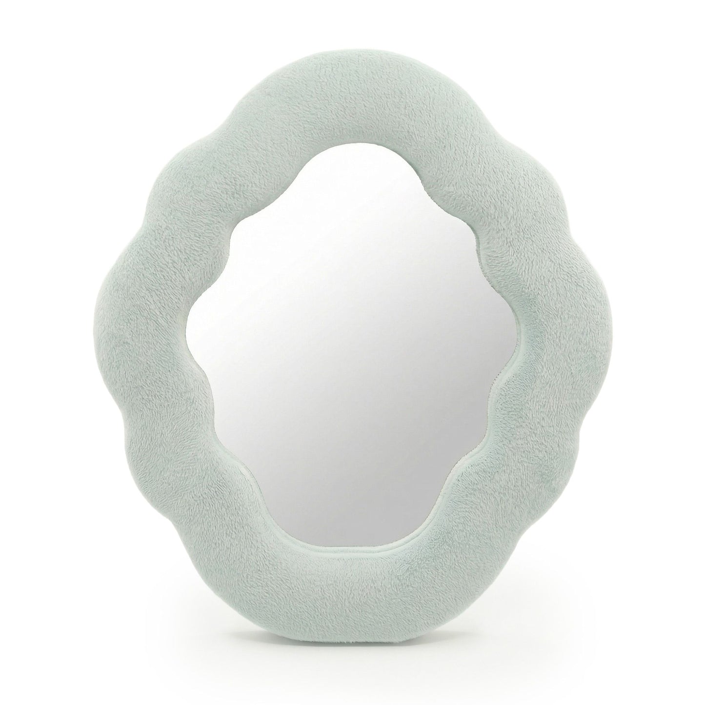 Soft Squiggly Cloud Mirror – Cloud Blue